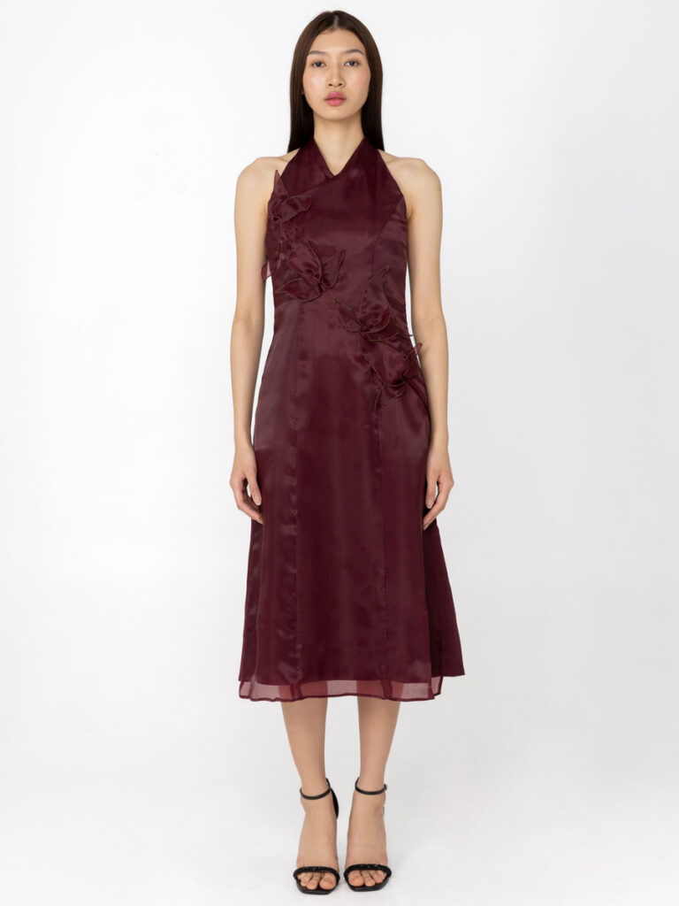 Cloe Dress Burgundy