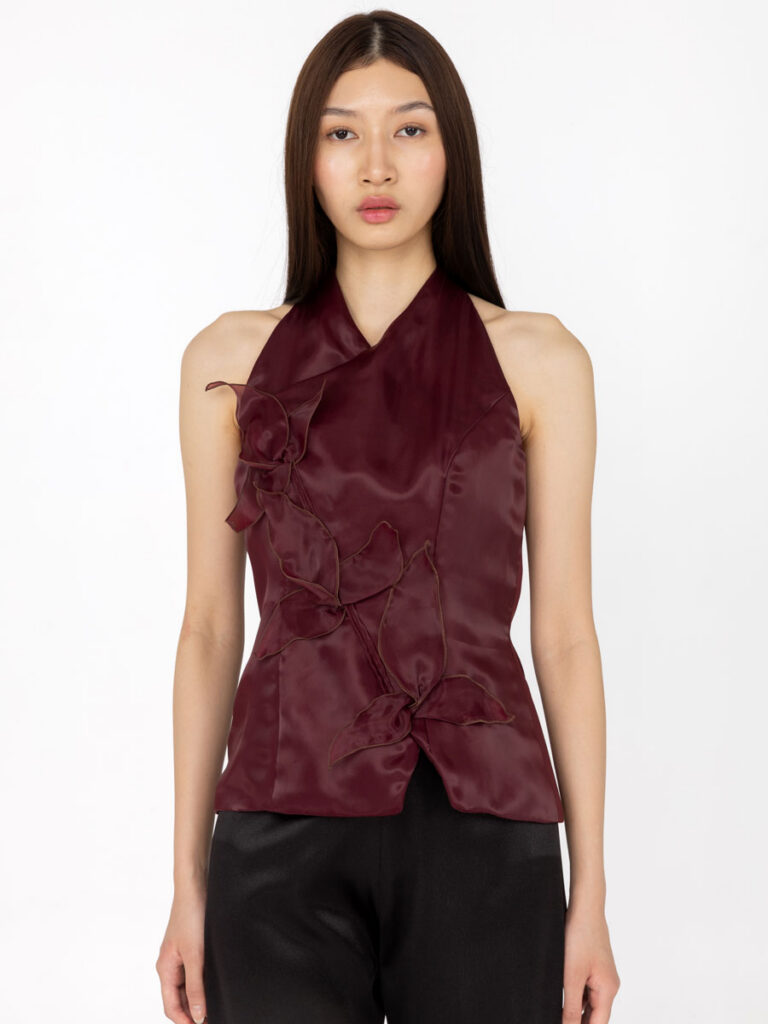 Cloe Top Burgundy