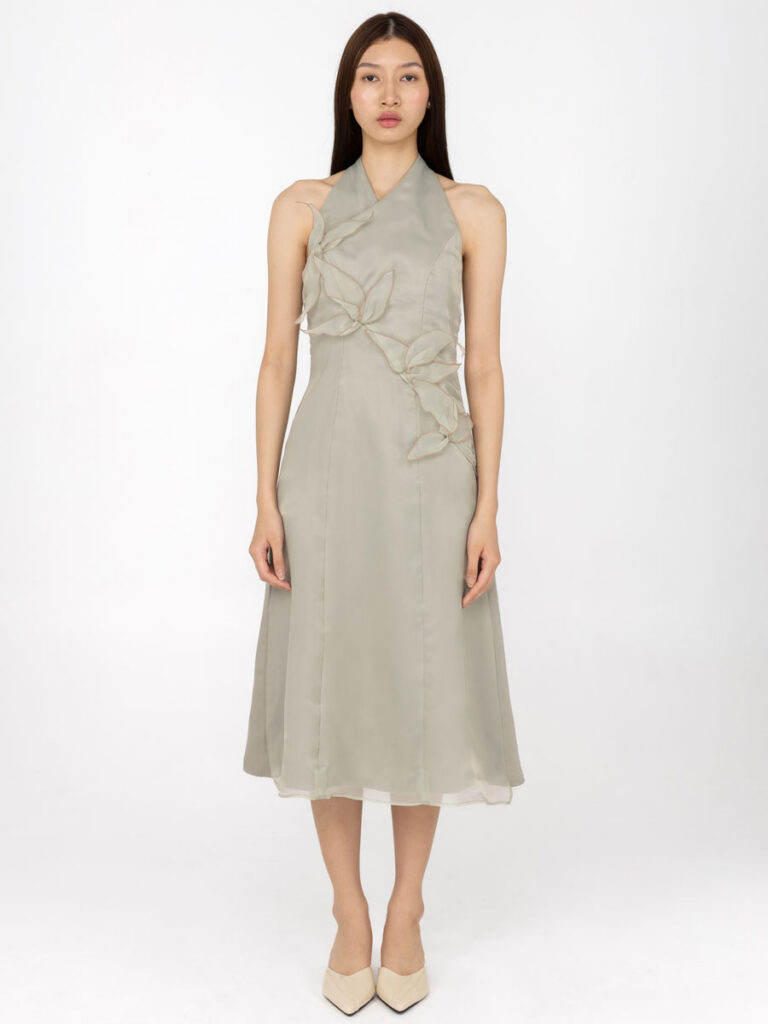 Cloe Dress Light Sage Green