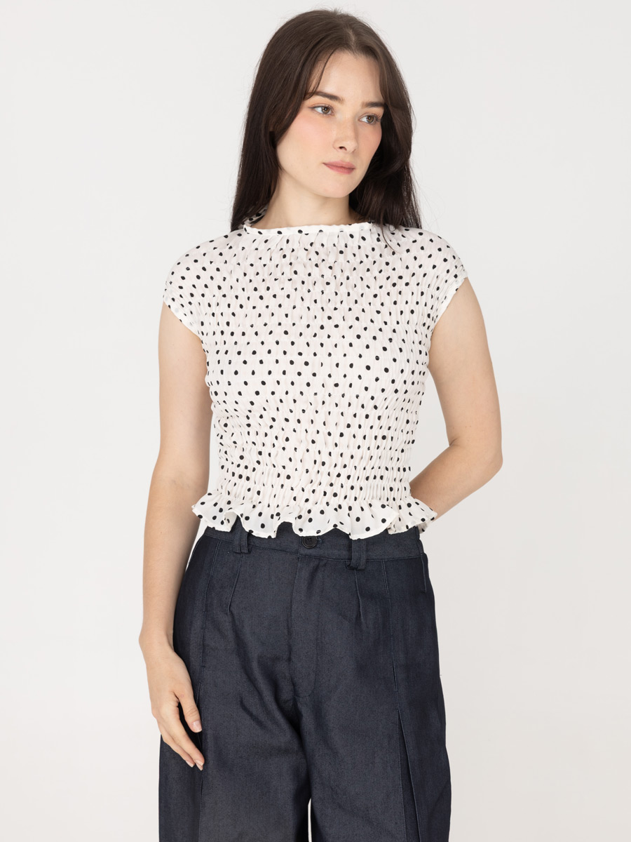 Rugby Sleeveless Polkadot