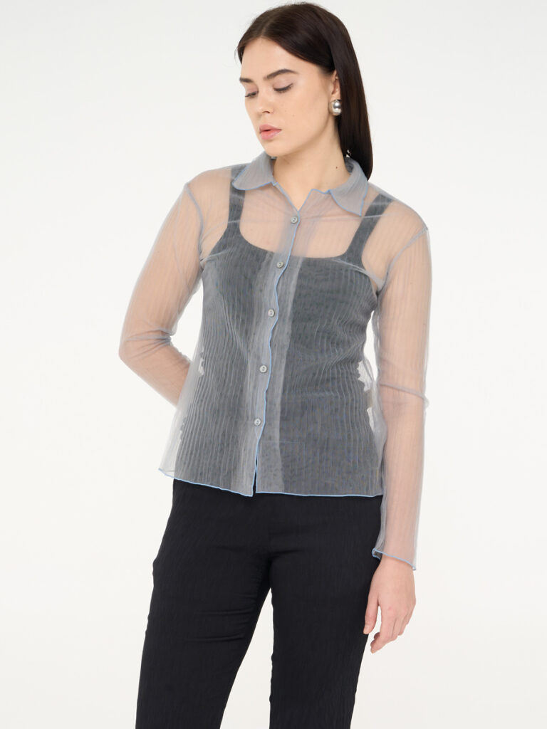Lanette Top Dusty Blue