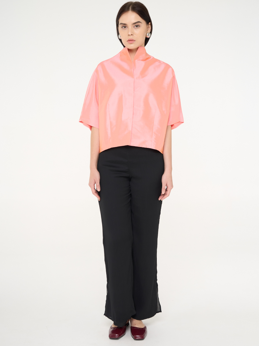 Trapeze Blouse Peach - Image 2