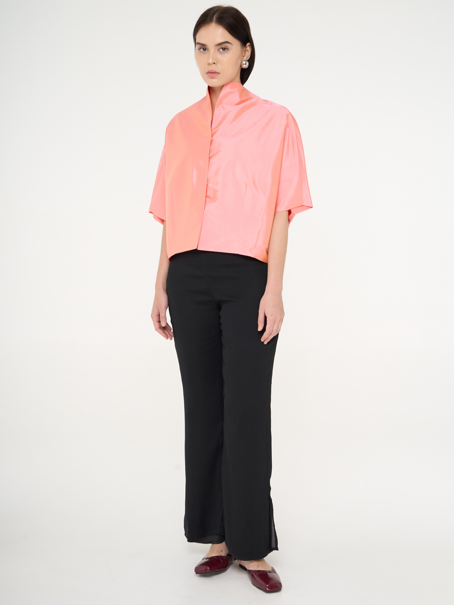 Trapeze Blouse Peach - Image 3
