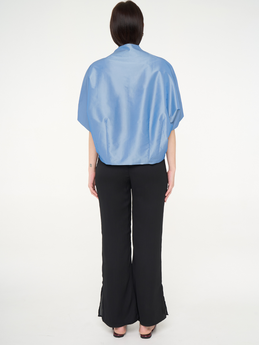 Trapeze Blouse Sky - Image 4