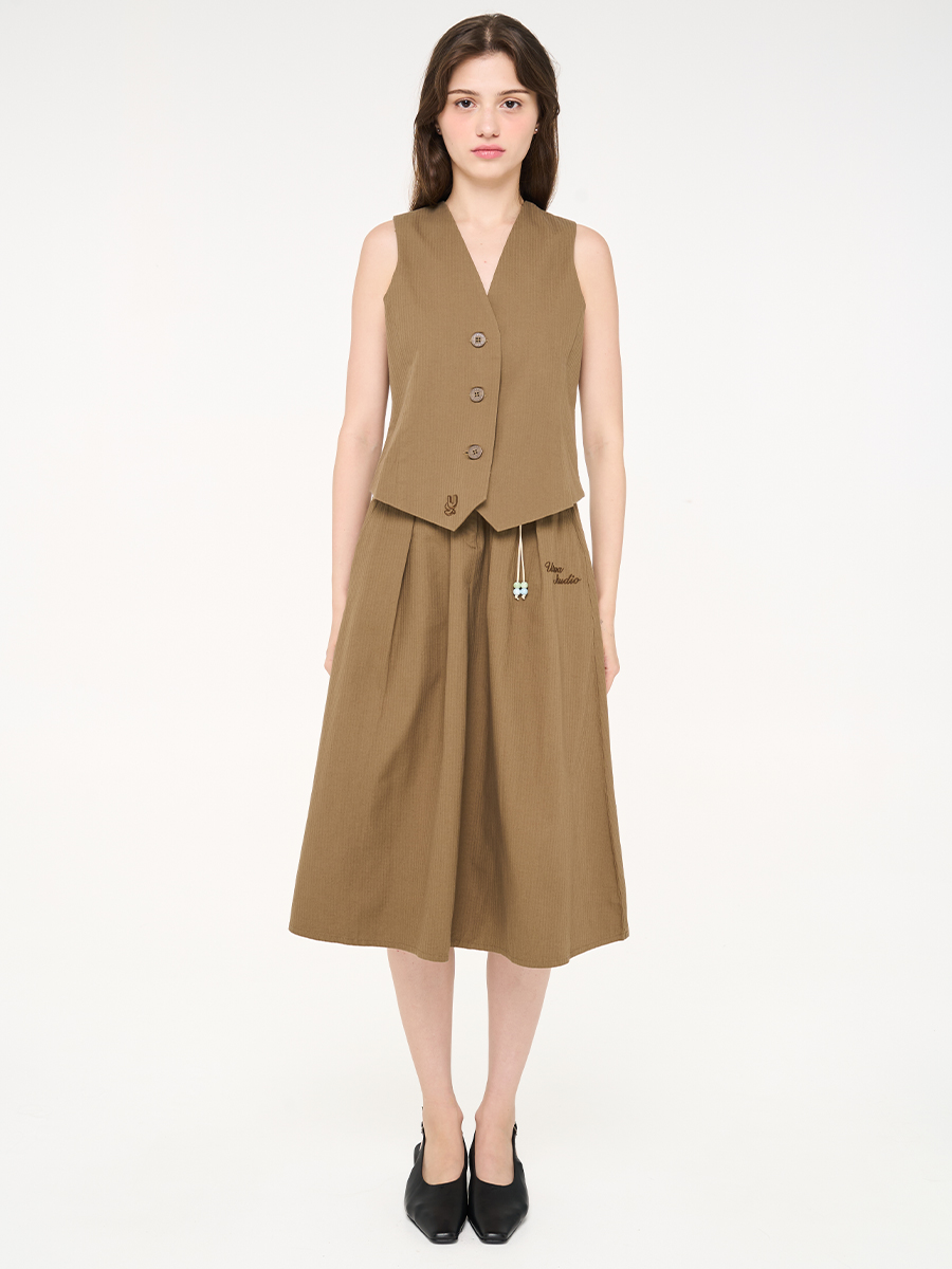 Sand Storm Vest Brown - Image 2