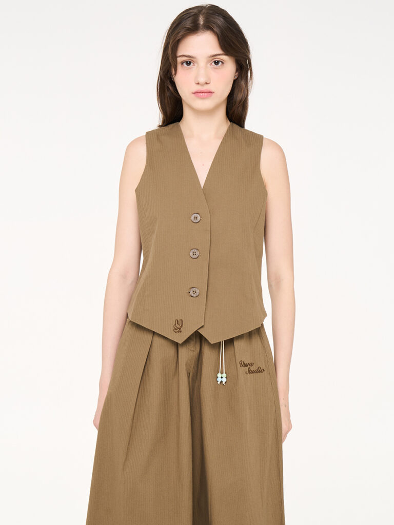 Sand Storm Vest Brown