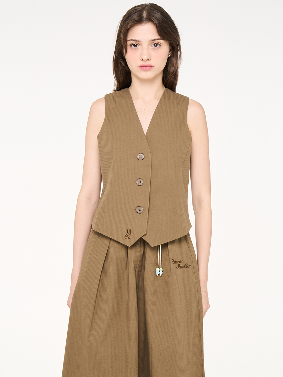 Sand Storm Vest Brown