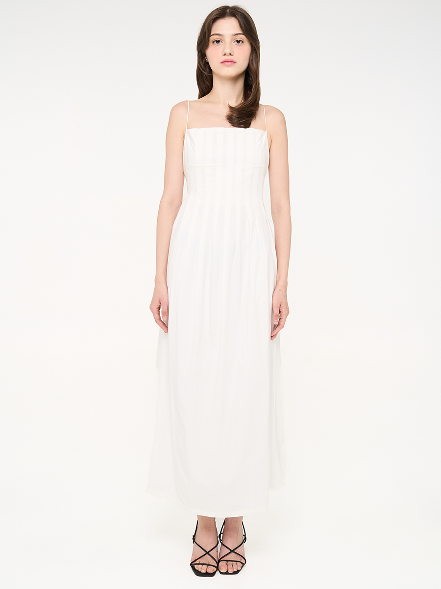 Naya Dress White