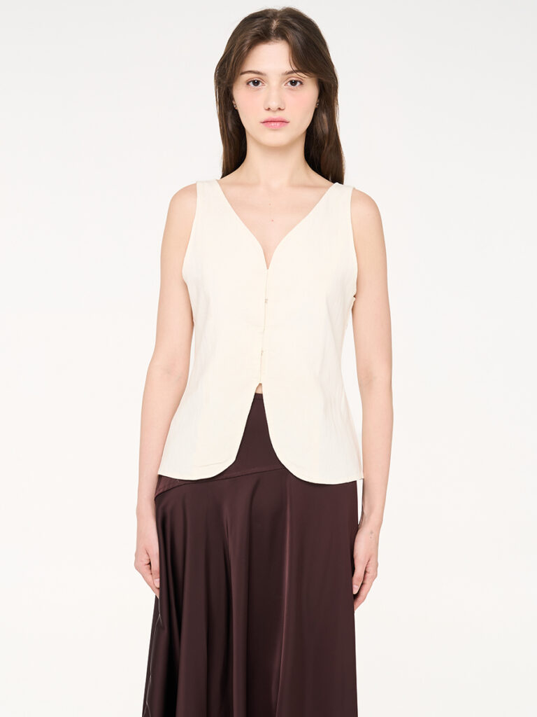 Leon Vest Ivory