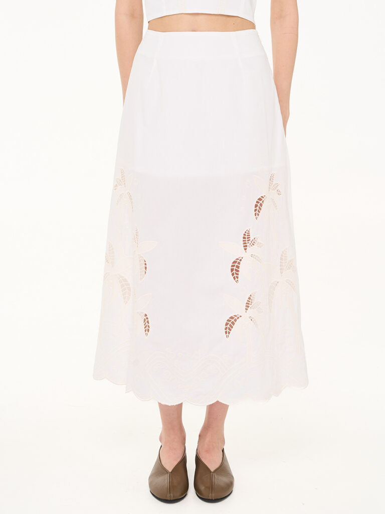 Palmia Skirt Off White