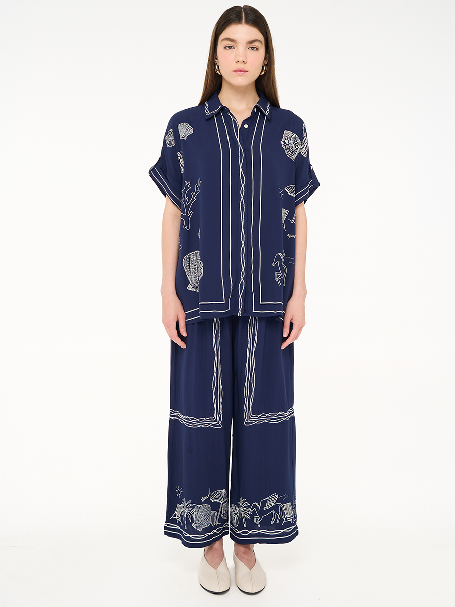 Reese Pants Navy - Image 2