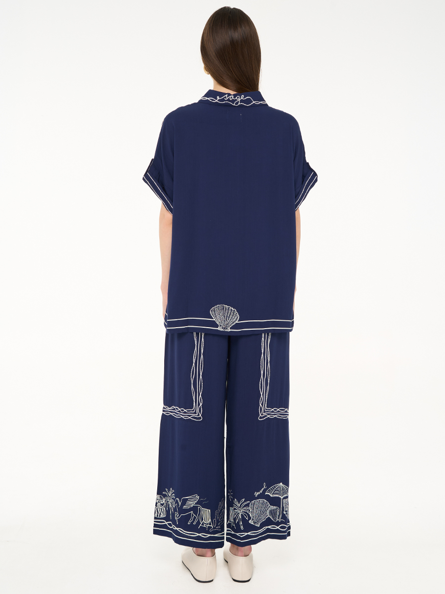 Reese Pants Navy - Image 4