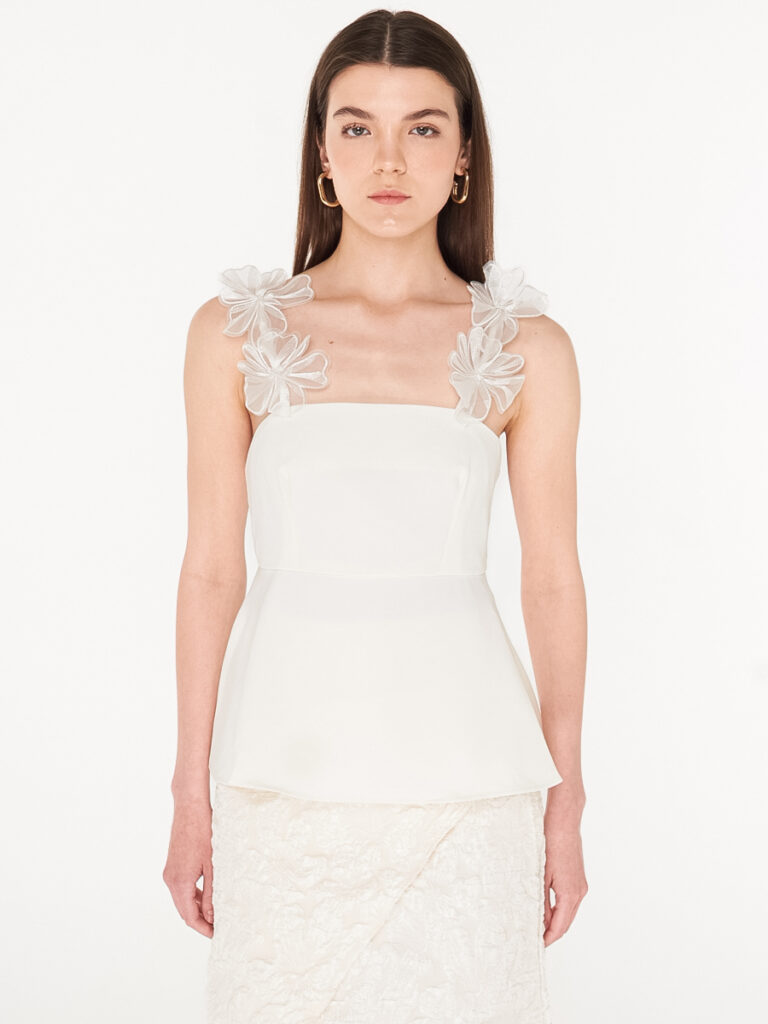 Esme Top White