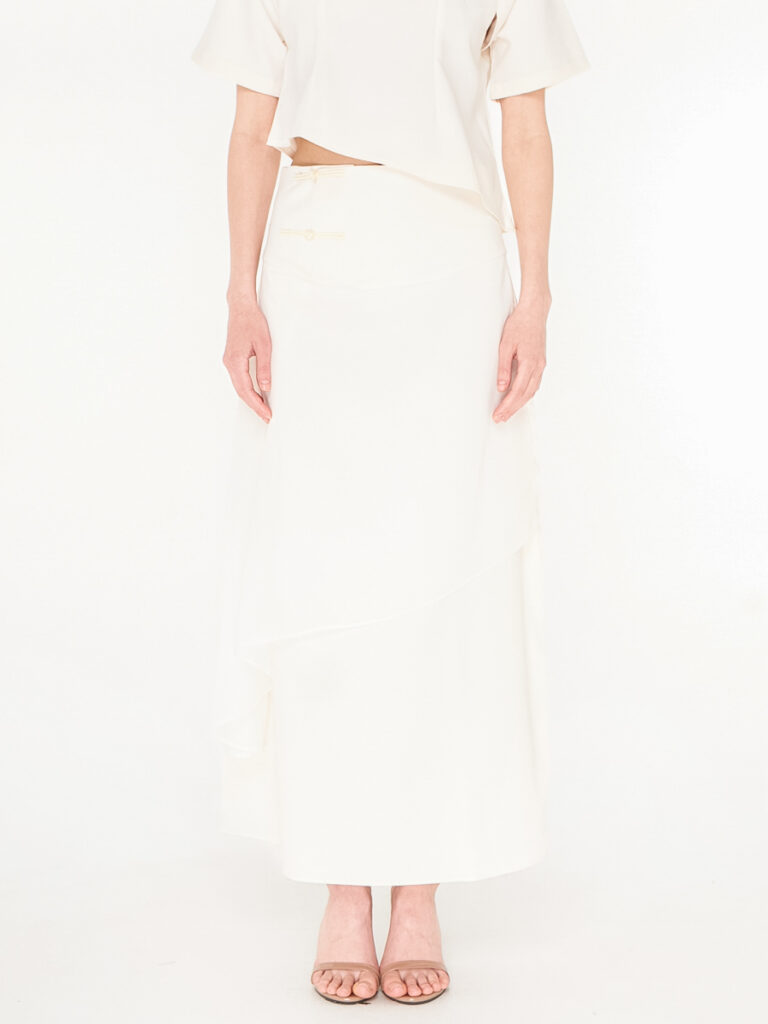 Aera Maxi Skirt White