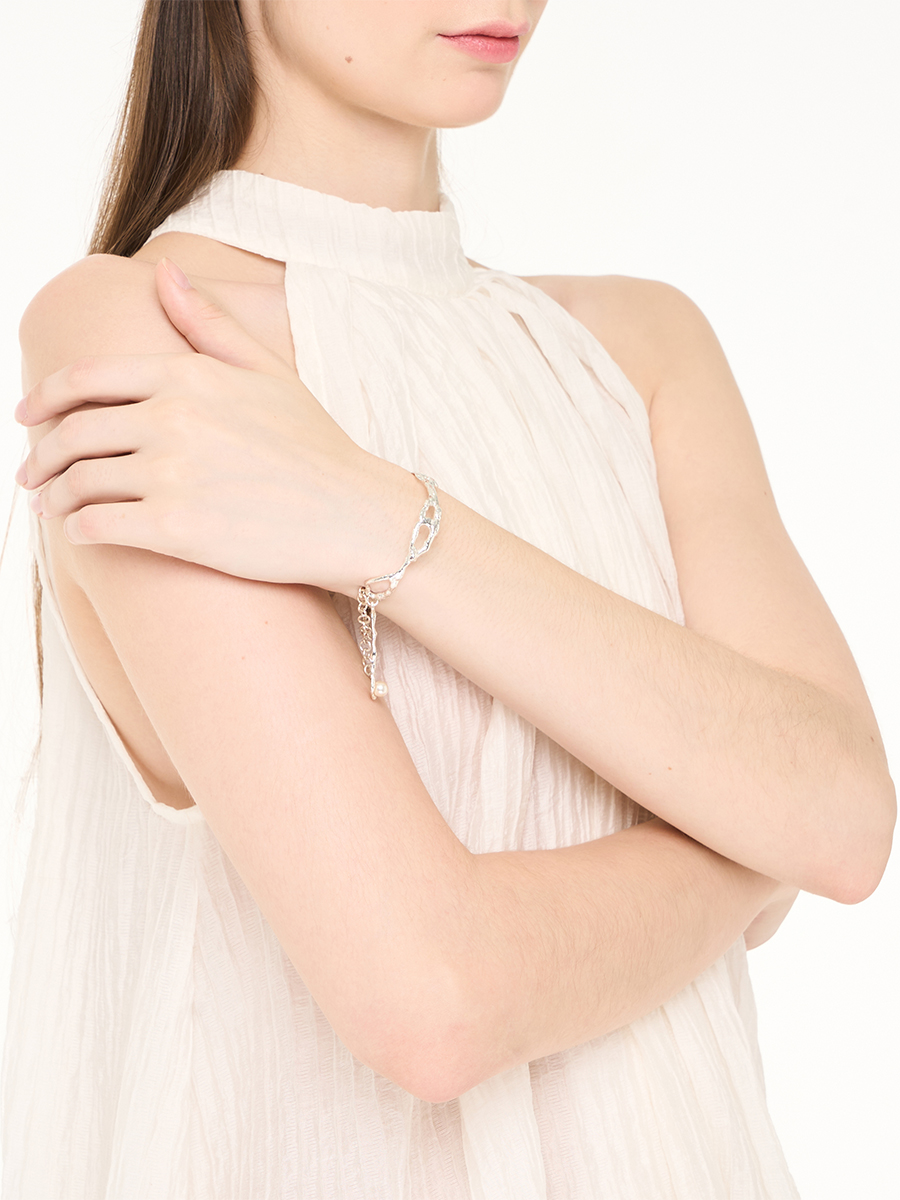 Ripple Bracelet Silver - Image 2