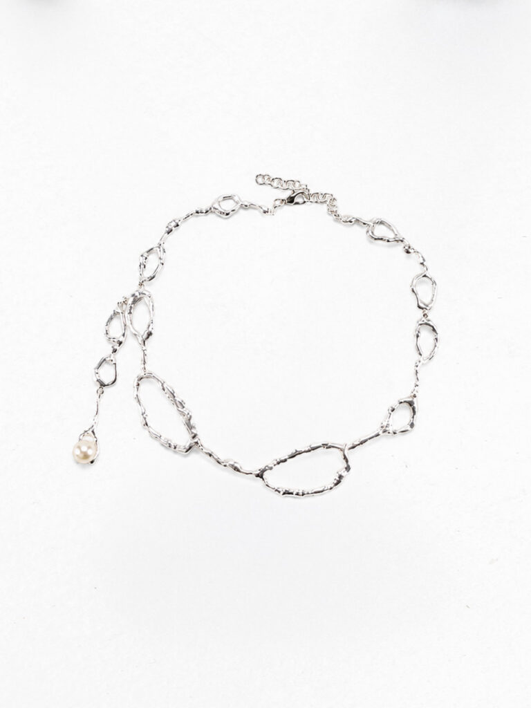 Ripple Necklace Silver