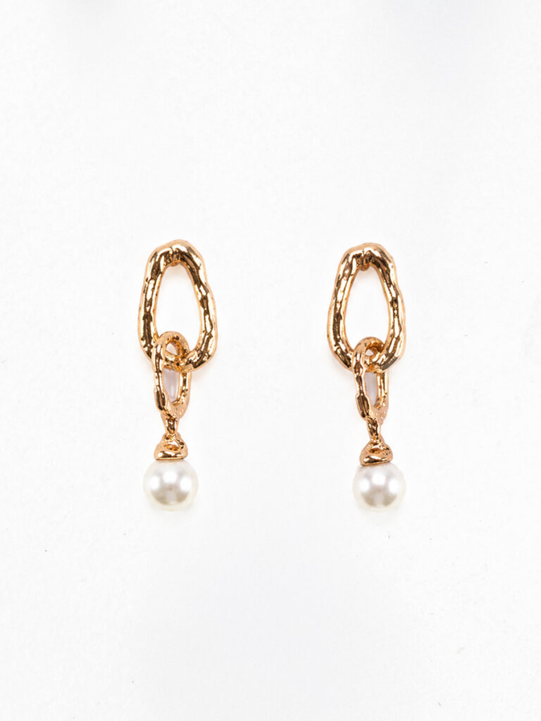 Ripple Earrings Gold