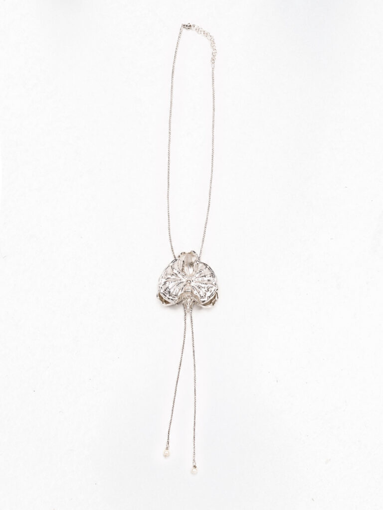 Kakkoi Long Necklace Silver