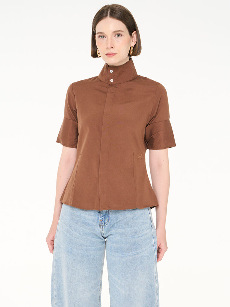 Nolan Cotton Shirt Dark Choco
