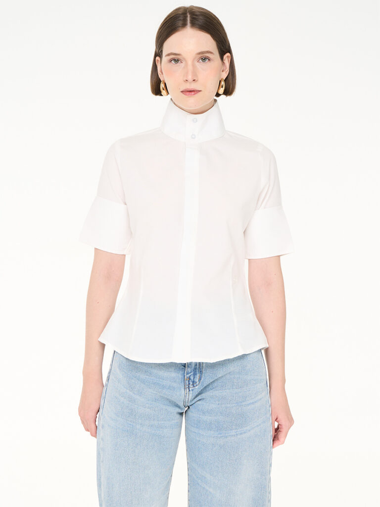 Nolan Cotton Shirt Broken White Nolan Cotton Shirt Broken White
