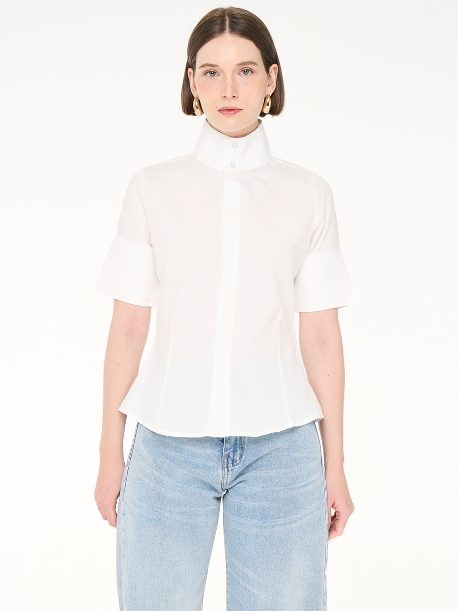 Nolan Cotton Shirt Broken White