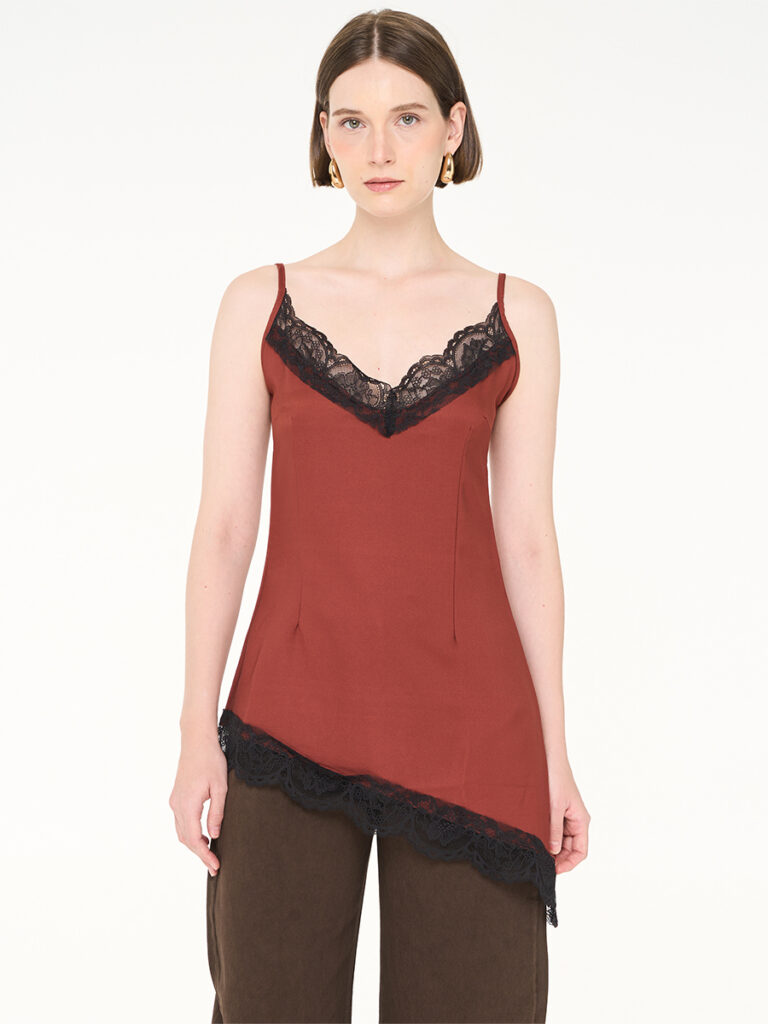Sofi Lace Camisole Brown