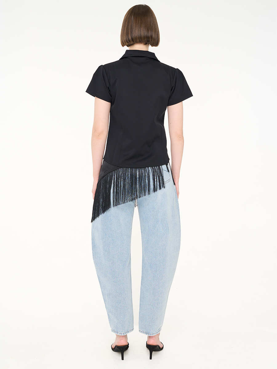 Fringe Belt Black - Image 4