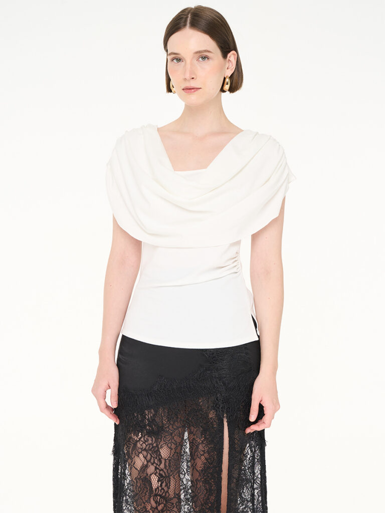 Rohie Drape Top Broken White