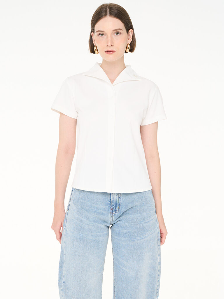 Aggy Sleek Shirt Broken White