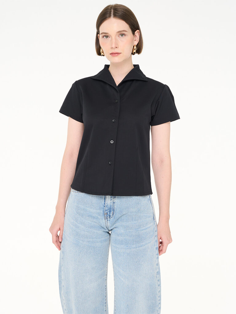 Aggy Sleek Shirt Black