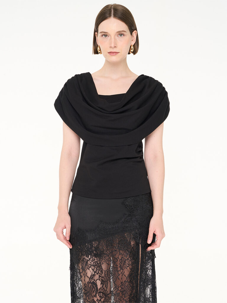 Rohie Drape Top Black