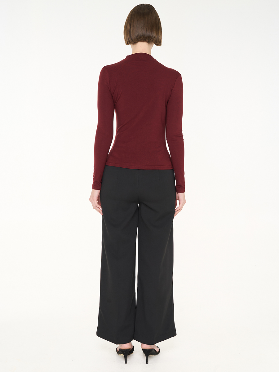 Emillie Blouse Maroon - Image 4