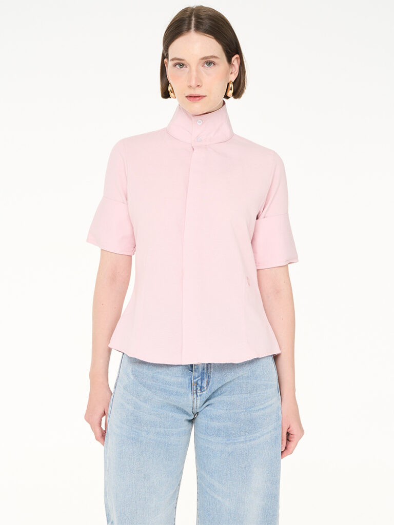 Nolan Cotton Shirt Soft Pink Nolan Cotton Shirt Soft Pink